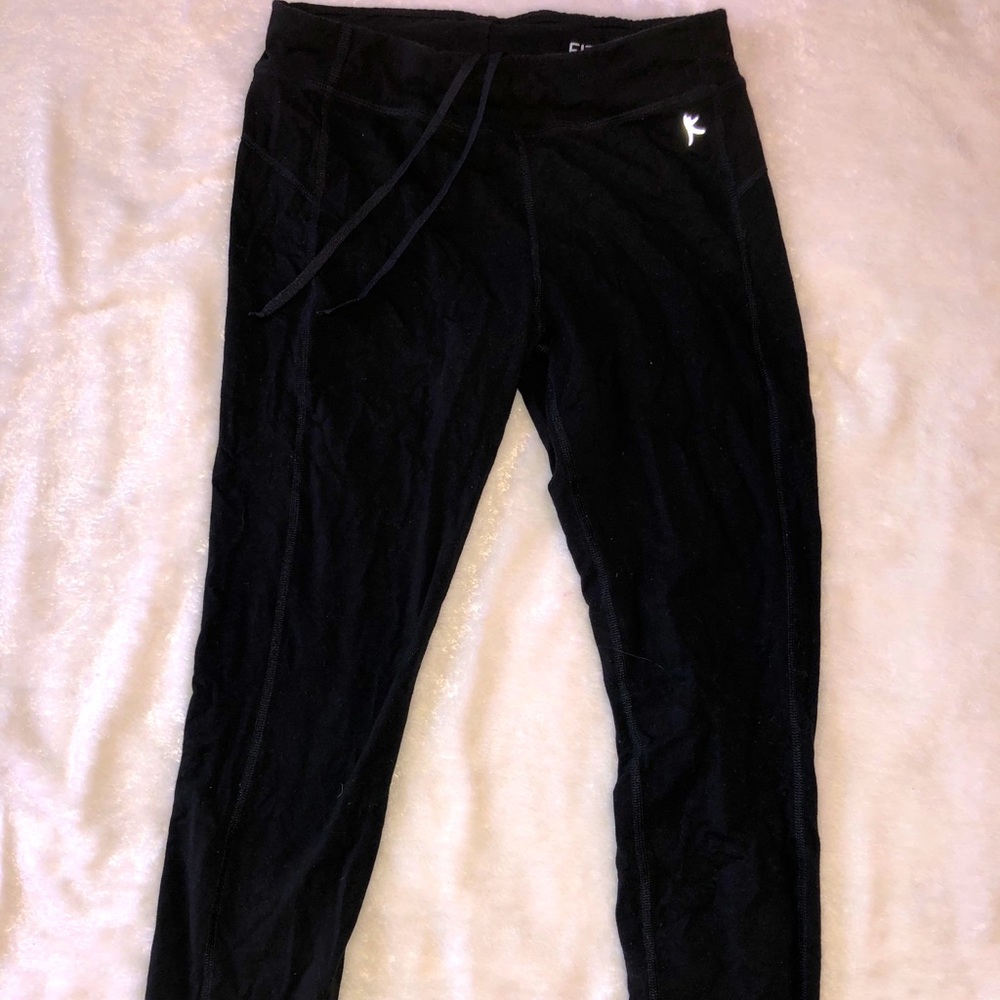 Black athletic sweatpants